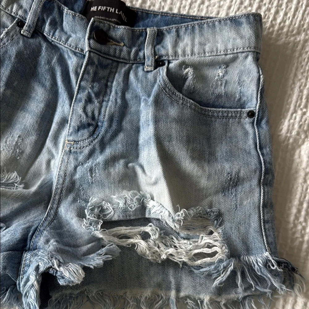 The Fifth Label Distressed Denim Shorts